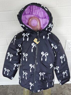 Girls XXS (4/5) Reversable Puffer Jacket NWT